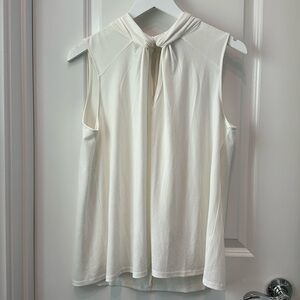 H&M White Keyhole Tank Top